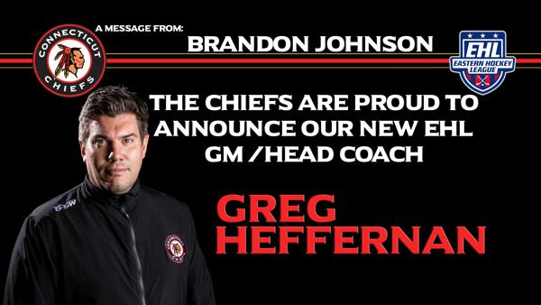 Connecticut Chiefs EHL Hockey Coach Greg Heffernan