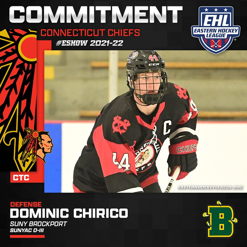 Hockey College Commitment Connecticut Chiefs EHL